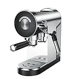 KKMNDE Macchina per caffè Espresso, Macchina per caffè Italiano semiautomatica con Schiuma di Latte, Pressione 20 Bar, capacità di stoccaggio dell Acqua 900 ml. Adatt