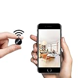 Telecamera Spia Nascosta Wifi 1080P Interno Mini Telecamera Videocamera Sorveglianza Senza Fili Telecamera di Sicurezza Microcamere Spia per Casa Spy Cam con Rilevamento di Movimento Controllo app