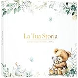 Wellode® NUOVO Album Nascita Bambino/a Fino a 5 Anni in Italiano - Libro Album Dei Ricordi Neonato da Custodire per Sempre - Ideale per Regalo Nascita Bimba/o e Baby Shower (GUARDA VIDEO)