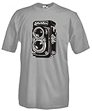 Settantallora - T-Shirt Maglietta V44 Vintage Biottica Macchina Fotografica Taglia XL