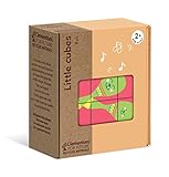 Clementoni - 16229 - Little Cubes - Quante Cose, cubi impilabili per bambini, puzzle bambini 2 anni - materiale 100% riciclato - Play For Future - Made in Italy