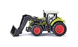 SIKU 1392 Super Claas Axion with Front Loader, Green