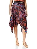 Desigual FAL_itaca Gonna, Rosso (Sunset 7026), Large Donna