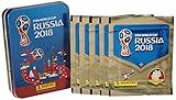 Panini FIFA World Cup 2018 Panini WM Russia 2018 - Adesivo - 1 Tin Dose con 5 Mega Sticker Packets (25 Sticker)