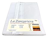 Tenda Zanzariera - Tenda da esterno| Rete per balcone esterno | zanzariera per porta | tenda per mosche(Cm. 150x250, Bianco)