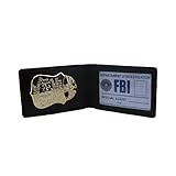 Portafoglio e badge FBI