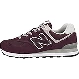 New Balance NB 574, Sneakers Uomo, Rosso Burgundy Evm, 41.5 EU