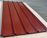 LAMIERA GRECATA ROSSO SIENA CM 250X101 SPESSORE 6/10