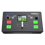 Feelworld LIVEPRO L1 V1 Mixer Video Multiformato Switcher 2 Pollici LCD Screen 4 Ingressi HDMI USB 3.0 Produzione Multi-Camera Streaming Live in Tempo Reale Dissipazione del Calore Leggera