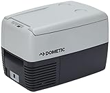 Dometic CoolFreeze CDF 36, compressore elettrico portatile refrigerante/congelatore, 31 litri, 12/24 V per auto, camion o barca con monitor della batteria, grigio