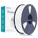 SUNLU PLA Plus filamento per stampante 3D, Filamento PLA+ 1.75mm, Filamento ad alta resistenza compatibile con stampanti 3D FDM, Precisione dimensionale +/- 0.02 mm, Bobina da 1kg (2.2LBS), Bianco