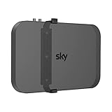 Staffa per il montaggio a parete di Sky Q con fissaggi - Cozycase Sky Q Box Supporto a clip dietro la TV per box TV da 1TB/2TB, risparmio di spazio e nessuna perdita di segnale, nero