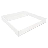 Puckdaddy - Fasciatoio Ole compatibile con cassettiera IKEA Malm e simili - fasciatoio in legno bianco 80x76x10cm - piano fasciatoio di alta qualità incl. materiale di fissaggio per montaggio a parete