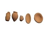 BLUSUPERSHOP 5 anfore PIATTI VASO alte 3-4 - 5 cm circa terracotta PER PASTORI 7 10 CM PRESEPE SAN GREGORIO ARMENO MARC