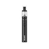 Eleaf iJust D20 Kit Sigaretta Elettronica a Tubo 30W per Svapo di Guancia - Pod Mod con Batteria Integrata 1500 mAh, Tiro Automatico e Regolabile, Refill Superiore, 3 Livelli di Potenza (BLACK)