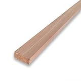 Listello in legno di Okoumè massello 15x35mm, 130 cm lunghezza - Legno pregiato per fai da te