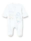 Chicco Tutina con apertura frontale (399) Unisex 0-24 Mesi, Azzurro, 3 mesi