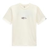 Vans Oval Team T-Shirt, Antique White, S Uomo