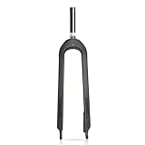 splumzer 1-1/8" 26/27.5/29" 3K T800 MTB Forcella con Freno a Disco Fisso Full Carbon Tubo Dritto Senza Filettatura da 28,6 mm Forcella Anteriore per Mountain Bike Super Leggera (26 Pollici)