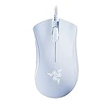 Razer DeathAdder Essential Gaming Mouse: Sensore ottico 6400 DPI - 5 pulsanti programmabili - Interruttori meccanici - Impugnature laterali in gomma - Mercury White