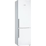 Bosch KGN39VWEQ Serie 4, Frigorifero combinato da libera installazione, NoFrost, Cassetti VitaFresh, PerfectFit, Luce LED, Bianco, 203 x 60 cm