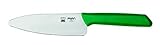 Montana Mini Chef Coltello da Cucina Verde per Bambini, Coltello Chef con Lama in Acciaio Inox all Azoto 13 cm e Manico Ergonomico, Coltelli da Cucina Professionali Made in Italy