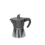 Tognana Ultra Class Induction Caffettiera Moka, 3 Tazze, Grigio