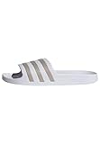 adidas Adilette Aqua Slides, Infradito Unisex - Adulto, Cloud White Platinum Cloud White, 44.5 EU