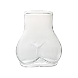 Rtyweth Butt Wine Glass, Funny Butt Wine Glasses, Corpo a forma di tazza di vetro, a forma di culo bicchiere da cocktail bicchiere da cocktail sexy Butt Glasses,