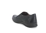 Melluso Uomo Scarpe Comfort Slip-on Estive Tomaia Pelle 43 / Nero