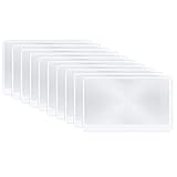 Lente di Fresnel Lente d Ingrandimento, 3X Pocket Fresnel Lens, 10 Pezzi Lente Lente di Lente Di Lente Di Gioielleria, Leggero Aiuto Di Lettura Aiuto Avviamento Fuoco