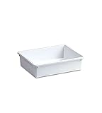 Plastica Viscio Trading 108806 Bacinella Frigo Piccola, Bianco, 35x25x10 cm