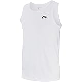 Nike, canotta, M Nsw Club - Bq1260, Bianco (Bianco/Nero), L