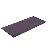 Navaris Tappetino da Meditazione Yoga 200x80cm - Materassino Zabuton per Meditare - in Cotone Lavabile - Futon Esercizi Respirazione Rilassamento