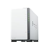 Synology DS223J NAS desktop a 2 alloggiamenti, bianco