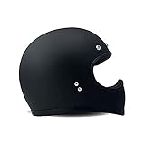 DMD 1FFS10000MB04 Racer Casco Moto, Nero Opaco, L