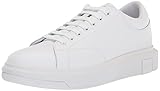 ARMANI EXCHANGE Venice Con Logo Ricamato Sulla Suola Della Piattaforma, Scarpe da ginnastica Uomo, Bianco Opaco, 42 EU