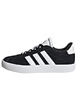 adidas VL Court 3.0 Kids, Scarpe da Ginnastica Unisex-Adulto, Core Black/Cloud White, 38 2/3 EU