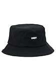 CAPPELLO UNISEX OBEY BOLD TWILL BUCKET HAT 100520055.BLK