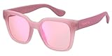 Havaianas Una Sunglasses, EQK/13 Antique Pink, 52 Unisex