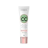 L Oréal Paris, Crema Anti-Rossori Color Verde, Con Vitamine B5 ed E, Pelle Idratata Fino a 24h e Uniformata, Risultato Naturale, Magic CC Cream, 30 ml