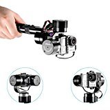 Neewer Zhiyun Z-One-Pro 3-Axis ad alta precisione Handheld Steady Gimbal PTZ Supporto per fotocamera incorporato Stabilizzatore Indipendente Modulo IMU per GoPro Hero 1/2/3/3+/4 - Argento/Nero