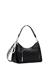 Desigual Accessories-Borsa a Mano in Poliuretano, Accessori Donna, Nero