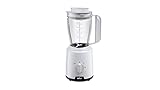 Braun Household PowerBlend 1 JB1000WH - Frullatore da 1,5 l, utensile da cucina per sminuzzare, schiacciare e mixare, funzione Ice-Crush, 2 velocità, 600 Watt, colore: Bianco