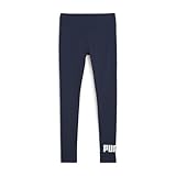 PUMA Ess Logo Leggings (S), Calzamaglia Donne, Club Navy, XL