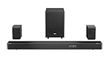 Hisense AX5125H Soundbar 5.1.2, 500W, 2 altoparlanti posteriore 2 altoparlanti upfiring 1Subwoofer Esterno wireless, Dolby Atmos e DTS:X, Bluetooth, HDMI, USB, Ingresso Audio Ottico