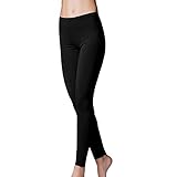 JADEA leggings donna art. 4192 cotone elasticizzato (l, nero)