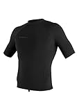 O ;Neill Mens Reactor -2 1mm Top Muta Manica Corta - Nero - Facile Traspirante Elasticizzato - Pullover