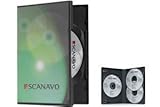 Dragon Trading - Custodia a 3 vie per CD/DVD/BLU RAY, 22 mm, colore: Nero