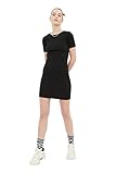 Trendyol Mini Abito Lavorato a Maglia Dress, Nero, S Donna